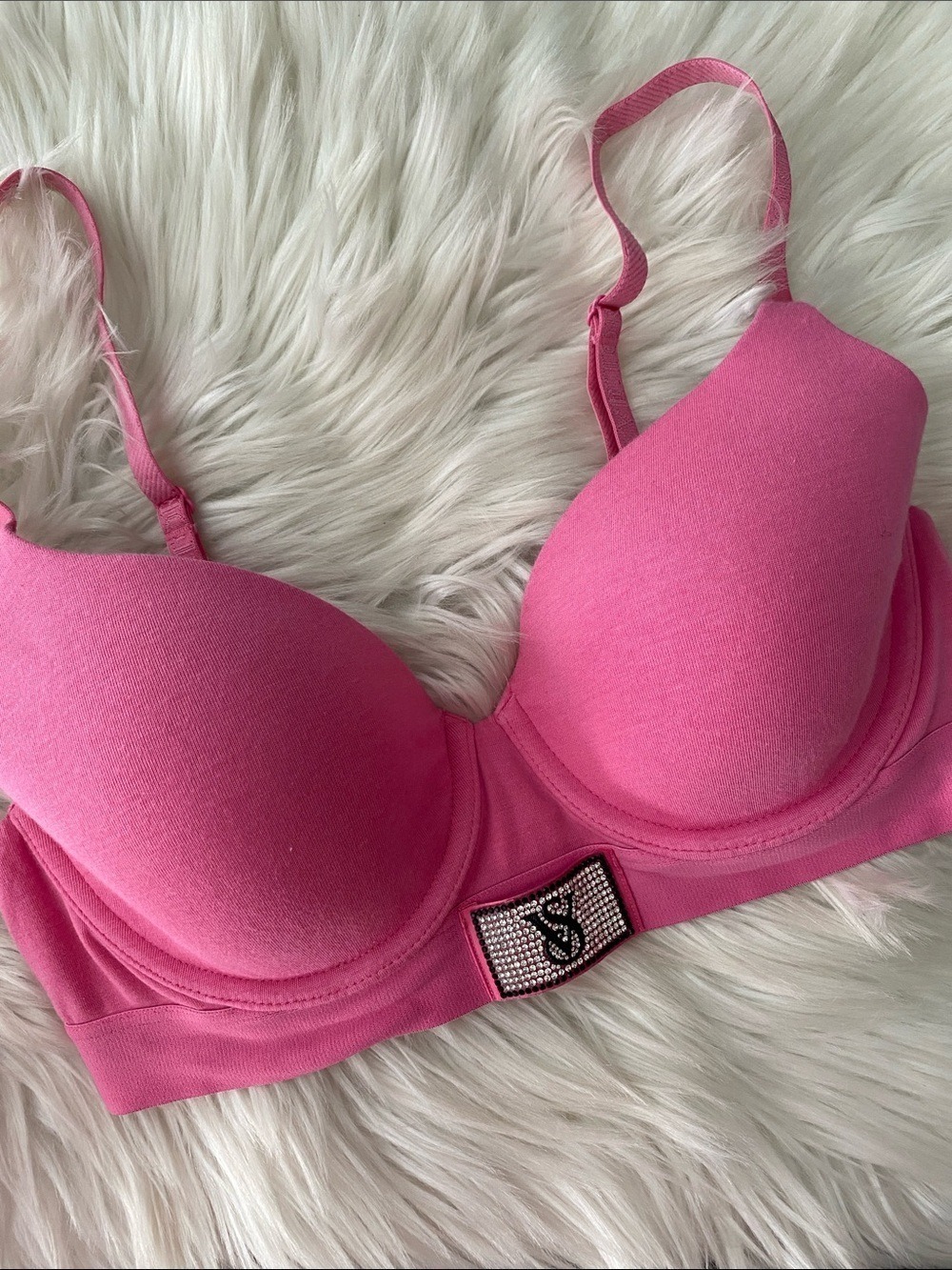 Victoria’s Secret Pink Bra with bling Logo